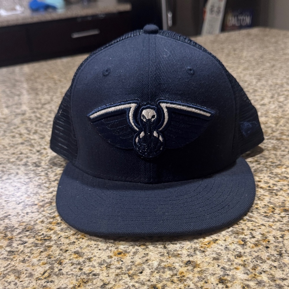 Navy Blue New Orleans Pelicans Trucker hat